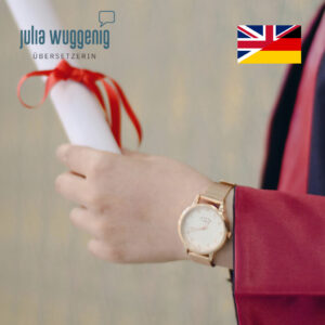 Schulabschlusszeugnis / Abiturzeugnis